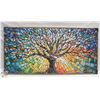 Image 1 : NEW SOLID WOOD FRAME ABSTRACT WALL ART 50 X 100CM