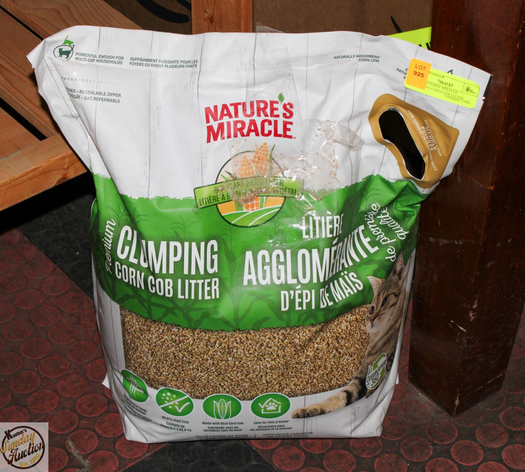 8.1KG NATURES MIRACLE CLUMPING CORN COB LITTER