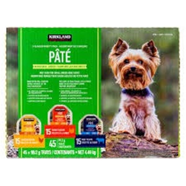 45X99.2G KIRKLAND SOFT DOG FOOD VARIETY PK PATE