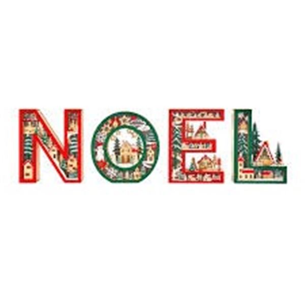 BRAND NEW NOEL WOODEN LETTERS 30CM