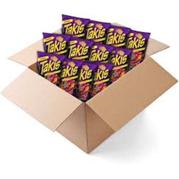 14 X 260G TAKIS SPICY CHIPS DRAGON