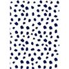 Image 1 : NEW 47.25" X 12FT BFF PAINTED DOT WALL PAPER