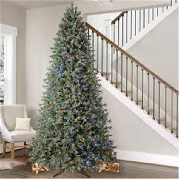 BRAND NEW 9FT CHRISTMAS TREE WITH MICRO LED LIGHTS