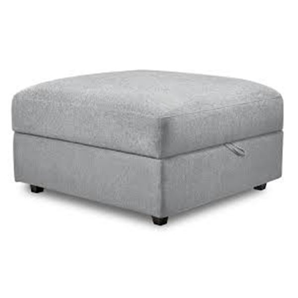 BRAND NEW OTTOMAN FABRIC STORAGE 38 X 38 X 19.5"