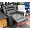 Image 1 : NEW MONTERREY HILLS TOP GRAIN LEATHER GLIDER &