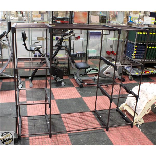 NEW SIMPLE HOUSEWARES DOUBLE ROD FREESTANDING