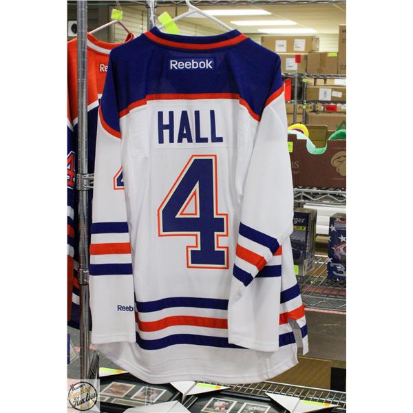 EW WITH TAGS REEBOK OILERS #4 HALL MEDIUM