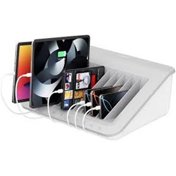 NEW BELKIN STORE AND CHARGE STATION GREY