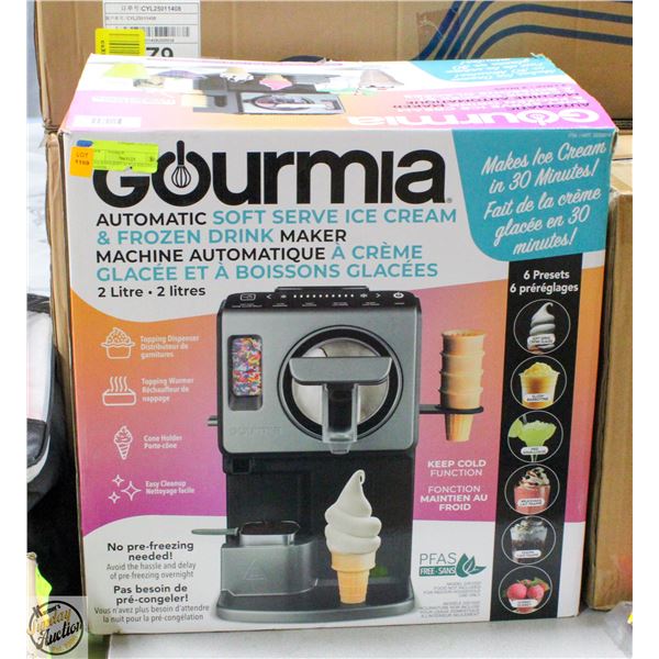 GOURMIA SOFT SERVE ICE CREAM MAKER