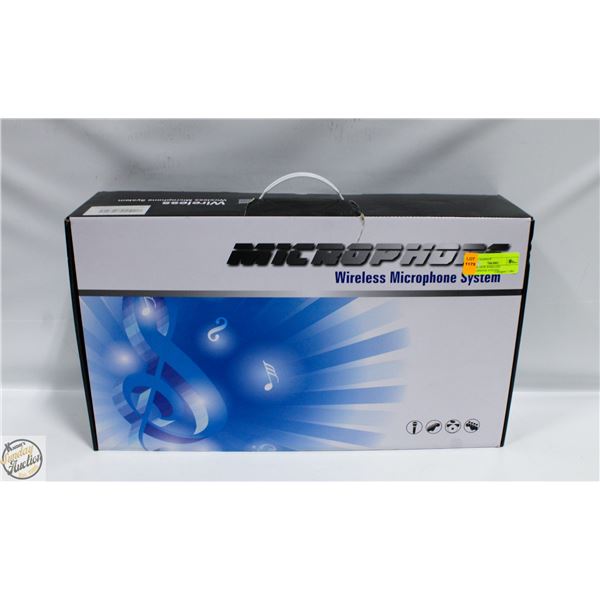 BRAND NEW WIRELESS MICROPHONE SYSTEM