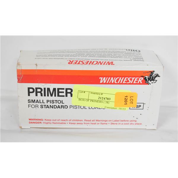 BOX OF PRIMERS (.38)