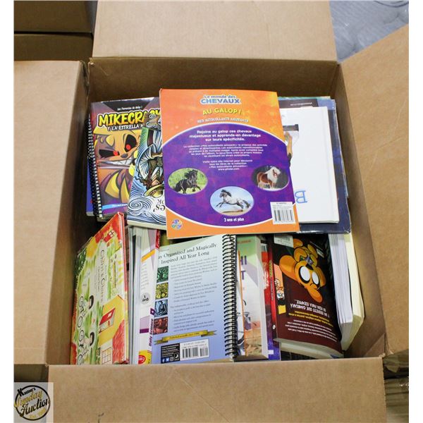 BOX OF ASSORTED AMAZON BOOKS