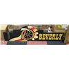 Image 1 : METAL DOUBLE SIDED "BEVERLY" ADVERTISEMENT SIGN