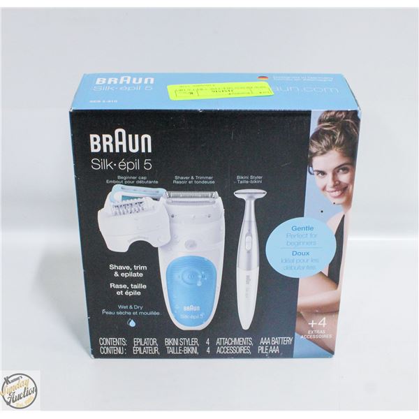 NEW BRAUN SILK-EPIL 5 WET & DRY