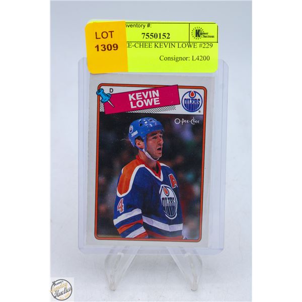 1988 O-PEE-CHEE KEVIN LOWE #229