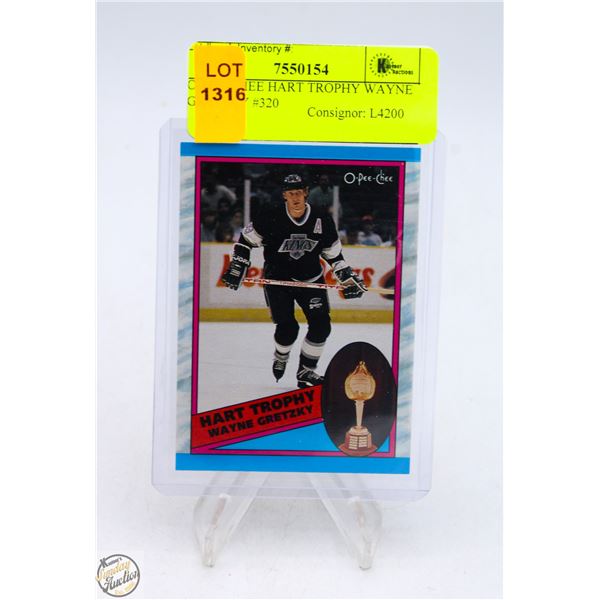 O-PEE-CHEE HART TROPHY WAYNE GRETZKY #320