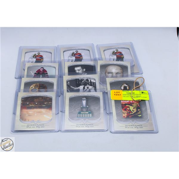 FSHQ COLLECTION JACQUES PLANTE COLLECTOR CARDS
