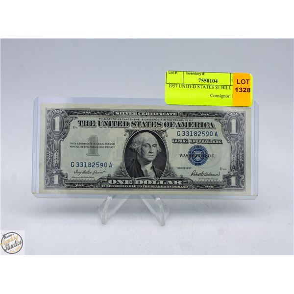 1957 UNITED STATES $1 BILL