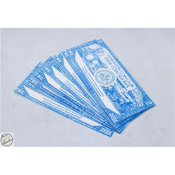 SIXTEEN $2 NOTE EDMONTON COIN SHOW CLUB MINI