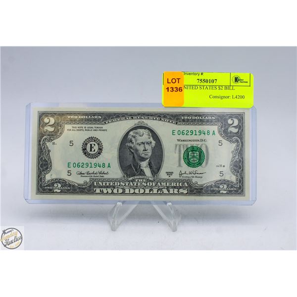 2003A UNITED STATES $2 BILL