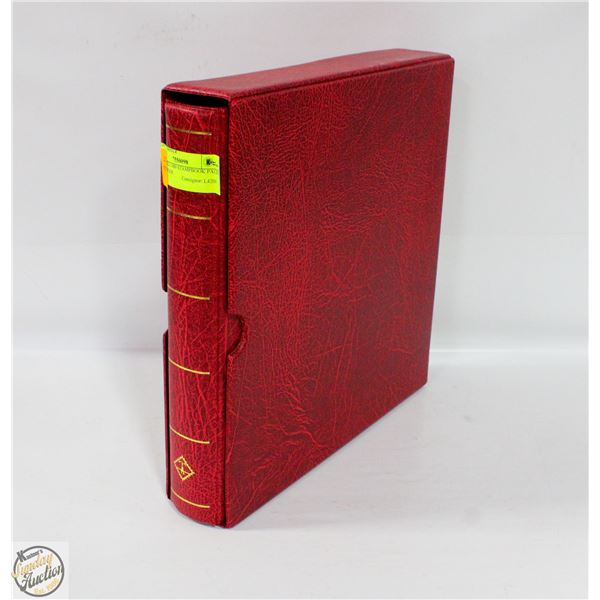 UNOPENED 1989 STAMPBOOK PAGES WITH BINDER