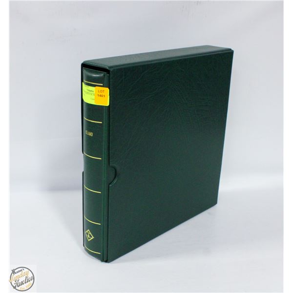 ISLAND STAMPBOOK WITH STAMPS - VARYING