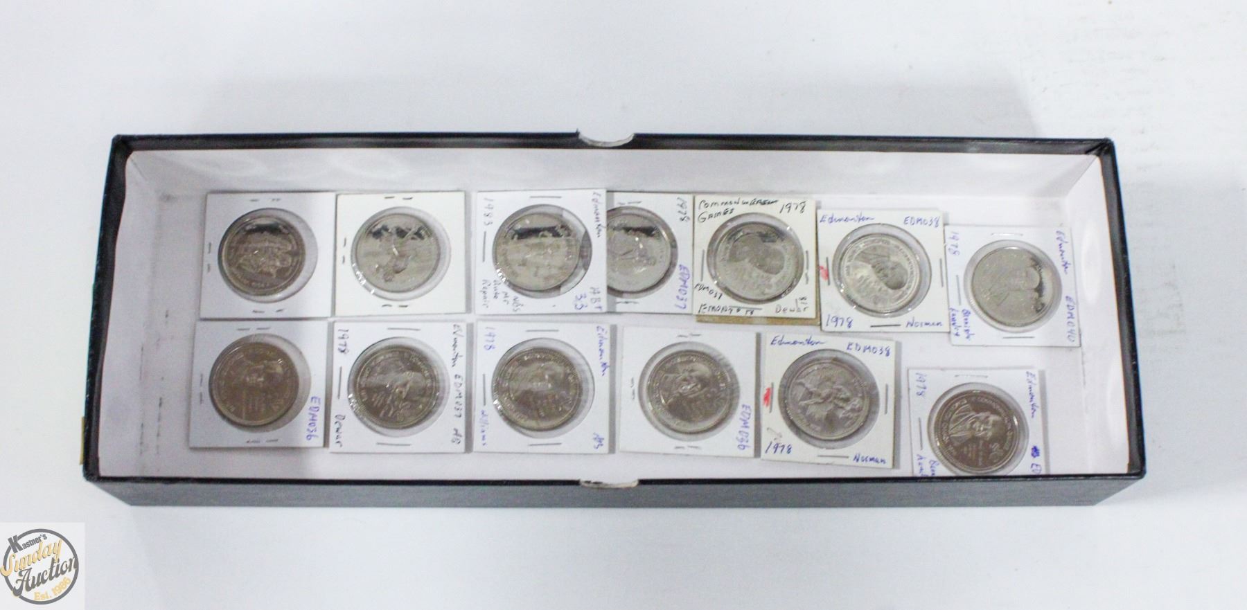 13 COLLECTIBLE COMMONWEALTH GAMES COINS