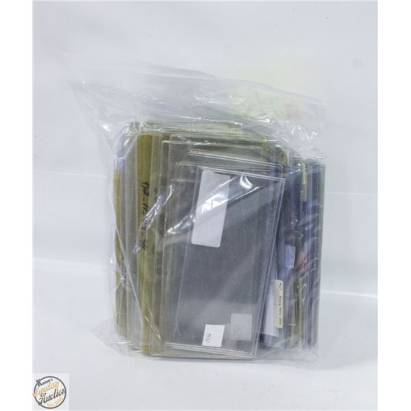 LOT OF PAPER BILL PROTECTIVE SLEEVES