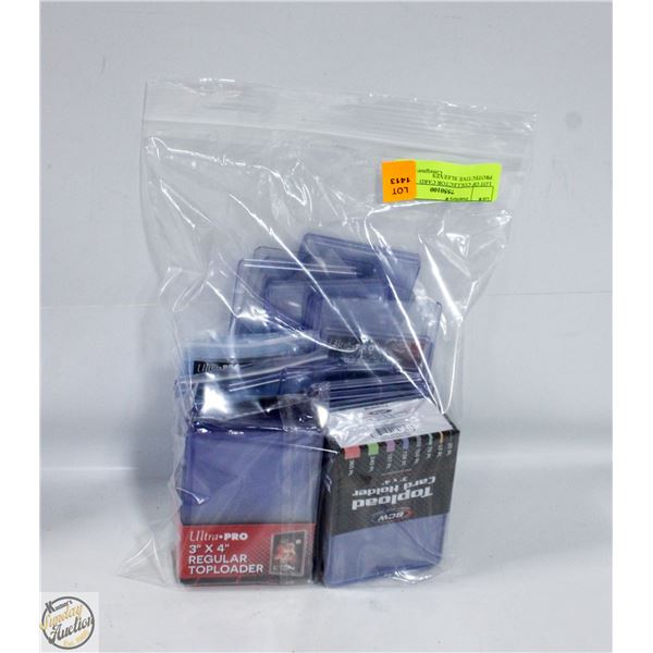 LOT OF COLLECTOR CARD PROTECTIVE SLEEVES