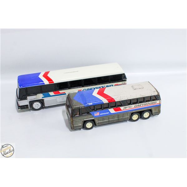 VINTAGE 1979 DIECAST BUDDY GREYHOUND BUS