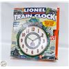 Image 1 : VINTAGE LIONEL 100TH ANNIVERSARY TRAIN CLOCK