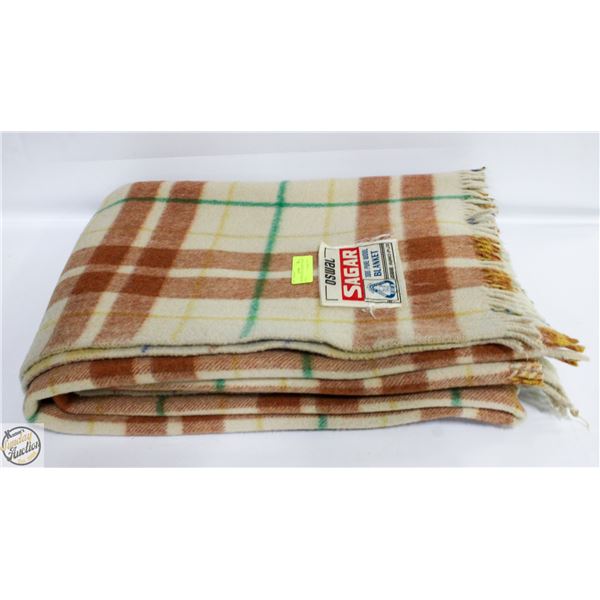 100% PURE WOOL BLANKET, OSWAL SAGAR,