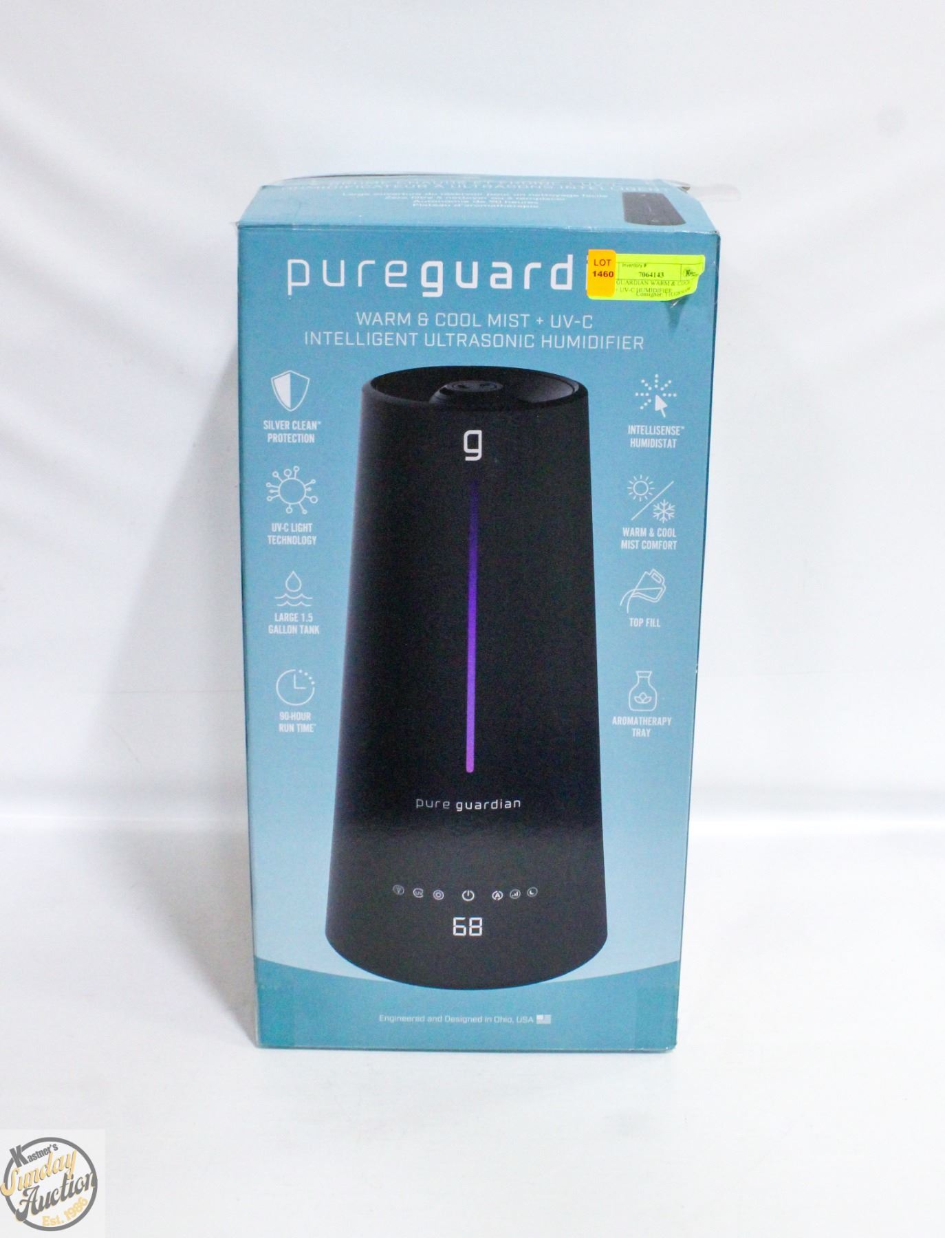 PURE GUARDIAN WARM & COOL MIST + UV-C HUMIDIFIER