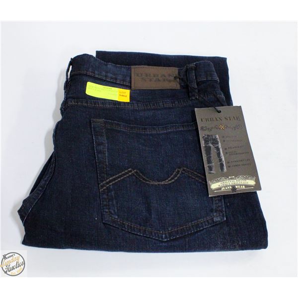 NEW MENS 38X33 URBAN STAR BLUE JEANS