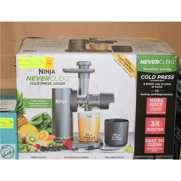 NINJA COLD PRESS JUICER
