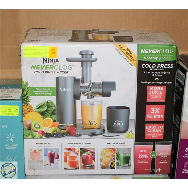 NINJA NEVERCLOG COLD PRESS JUICER