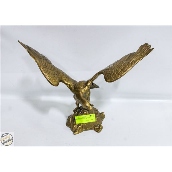BRASS BALD EAGLE 16" X 11"