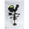 Image 1 : VINTAGE ROOSTER WEATHER VANE METAL 20"