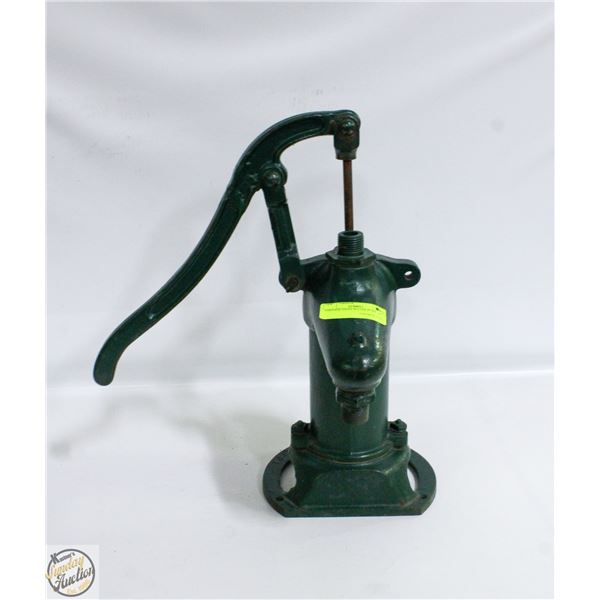 VINTAGE HAND WATER PUMP 16"