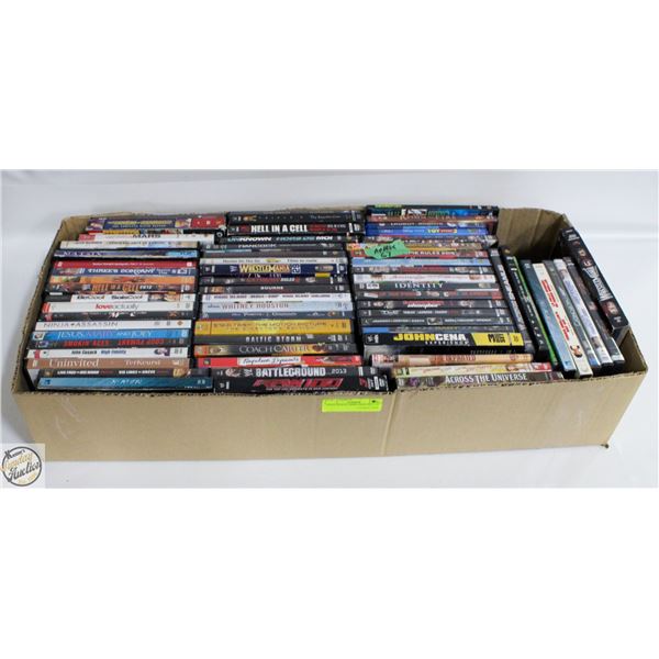 DVD'S IN BOX APPROXIMATELY 67