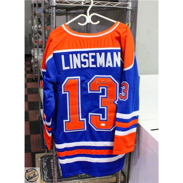 LINSEMAN AUTOGRAPHED AND AUTHENTICATED