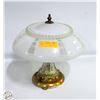Image 1 : VINTAGE FROSTED GLASS LIGHT FIXTURE