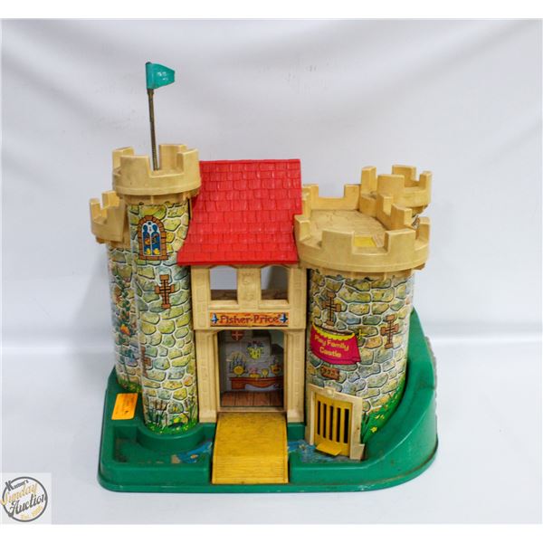 VINTAGE LARGE FISHER PRICE CASTLE