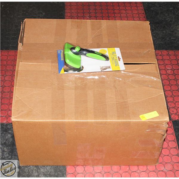 27 PET BRUSHES WORKS ON CATS OR DOGS PUSH BUTTON