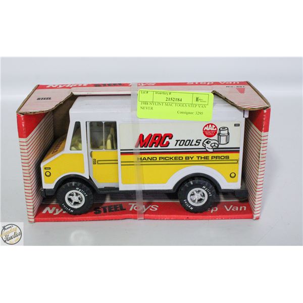 1988 NYLINT MAC TOOLS STEP VAN NEVER