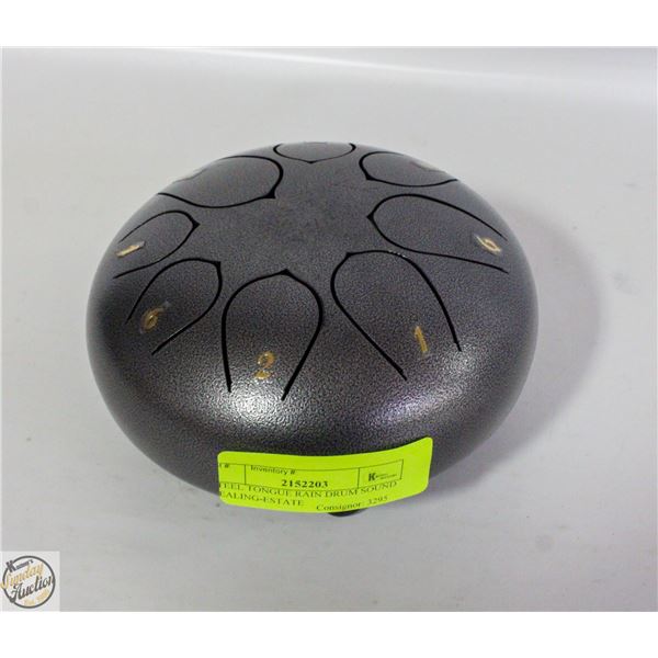 STEEL TONGUE RAIN DRUM SOUND HEALING-ESTATE