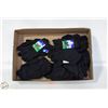 Image 1 : 12 NEW PAIRS OF BLACK COTTON GLOVES