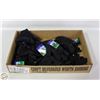 Image 1 : 12 NEW PAIRS OF BLACK COTTON GLOVES
