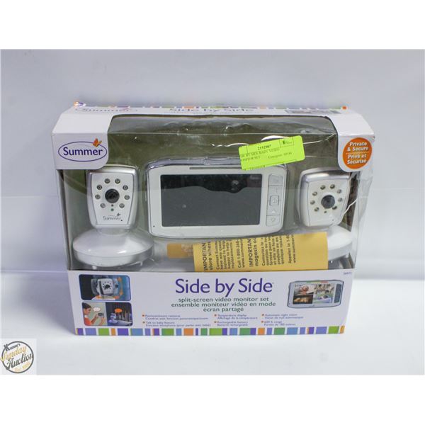 SIDE BY SIDE BABY VIDEO MONITOR SET