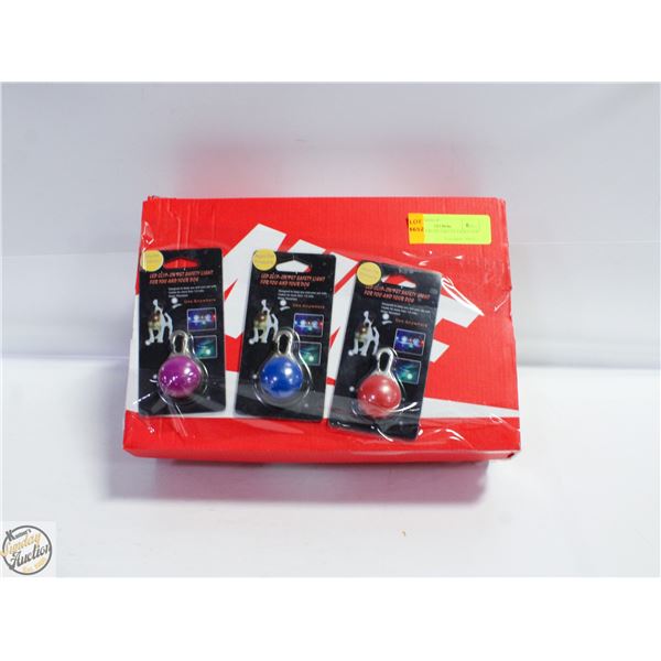 12 NEW CLIP ON SAFETY LIGHT LED VARIOUS